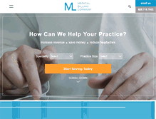 Tablet Screenshot of mlbilling.com